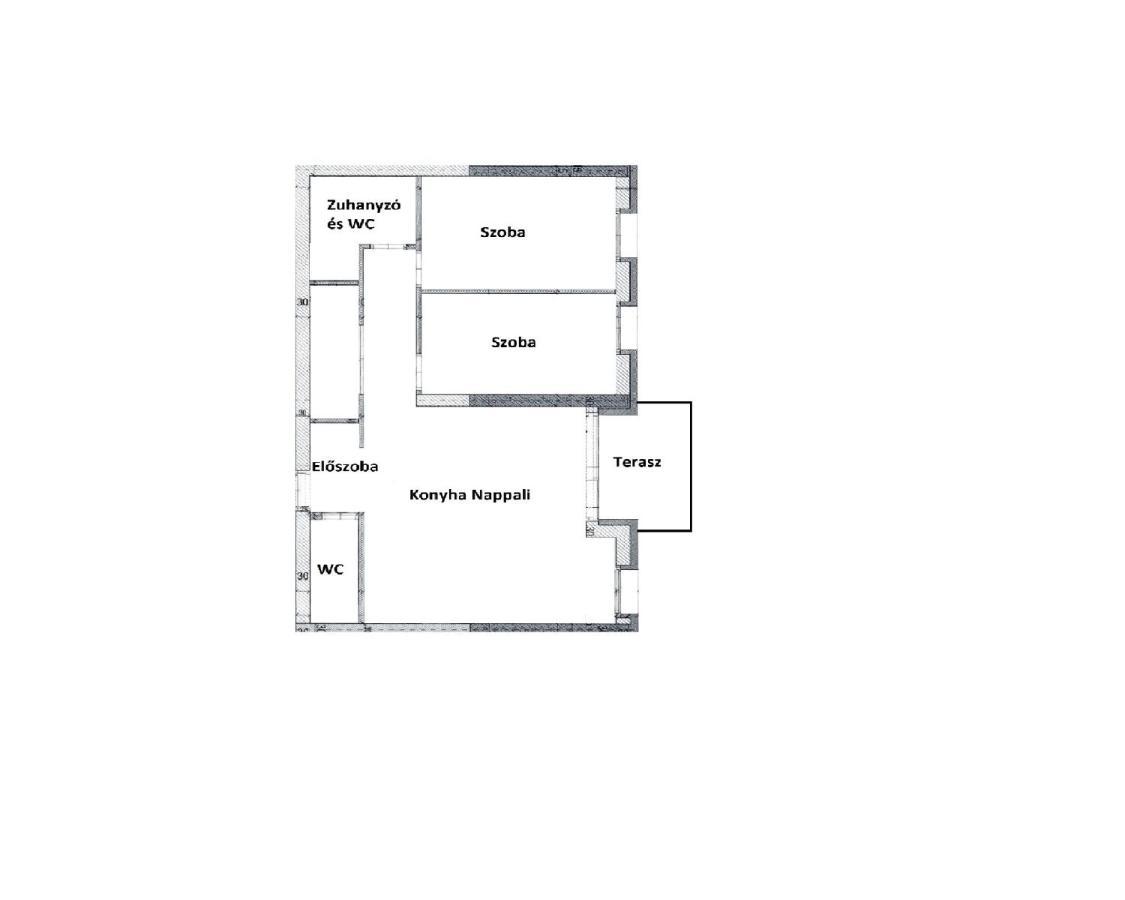 Bajcsy Apartment デブレツェン エクステリア 写真
